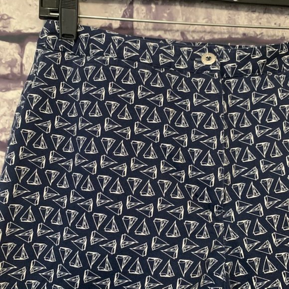 Liz Claiborne Navy & White Pants Size 6 - Picture 2 of 10